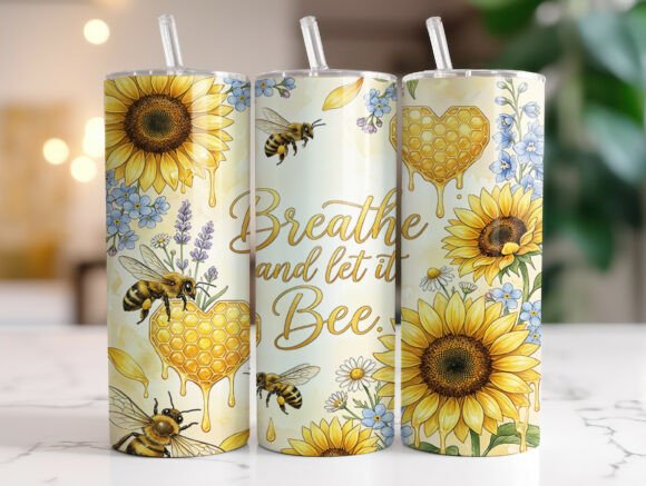 Bee Affirmation Tumbler Wrap Sublimation Review