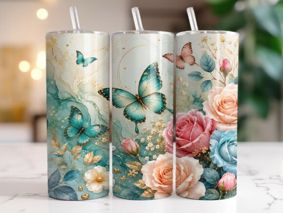 Butterfly Rose Floral Tumbler Wrap Review
