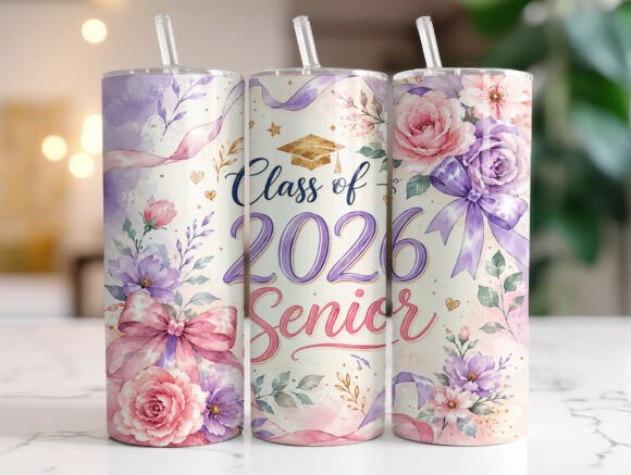 Class of 2026 Floral Senior Tumbler Wrap Review