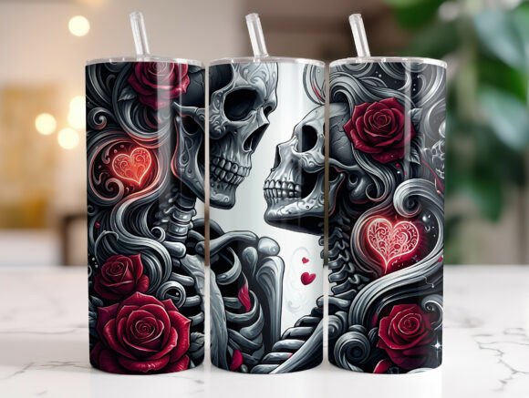 Dark Romance Skull Rose Tumbler Wrap Review