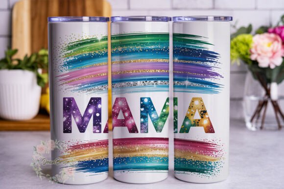 Glitter Mama Abstract 20oz Tumbler Wrap Review