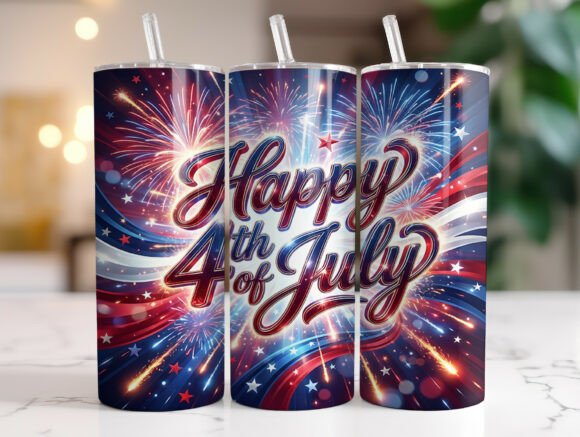 Happy 4th of July Fireworks 20oz Tumbler Review
