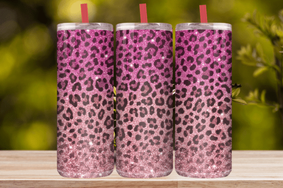 Hot Pink Leopard Glitter Tumbler Wrap Review