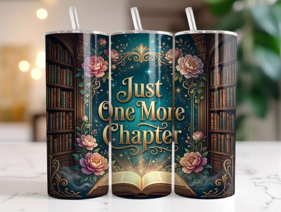 Just One More Chapter 20oz Tumbler Wrap Review