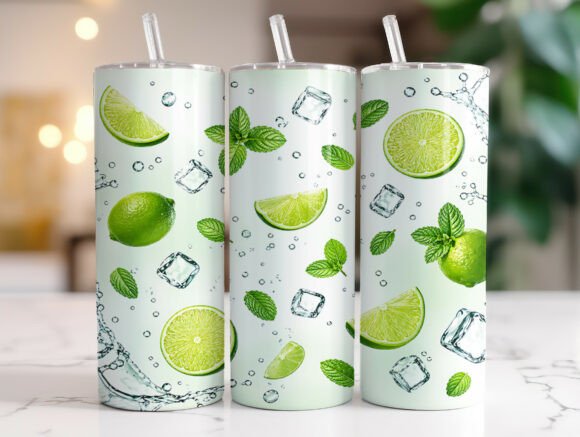 Lime Mint 20oz Tumbler Wrap Sublimation Review