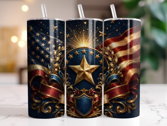 Patriotic American Flag Tumbler Wrap Review