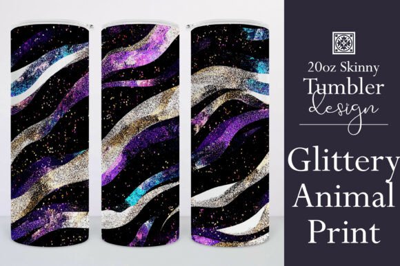 Real Review: Zebra Stripes Glittery Tumbler Wrap 5