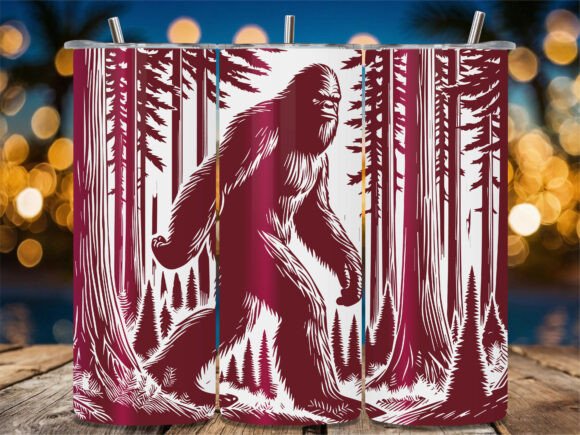 Sasquatch Forest Trees Tumbler Review