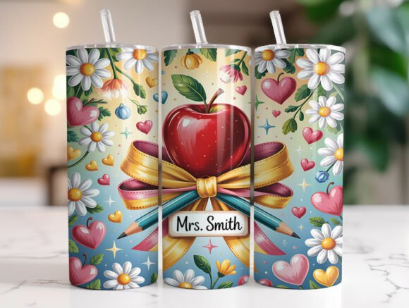 Teacher Tumbler Wrap PNG Sublimation Review