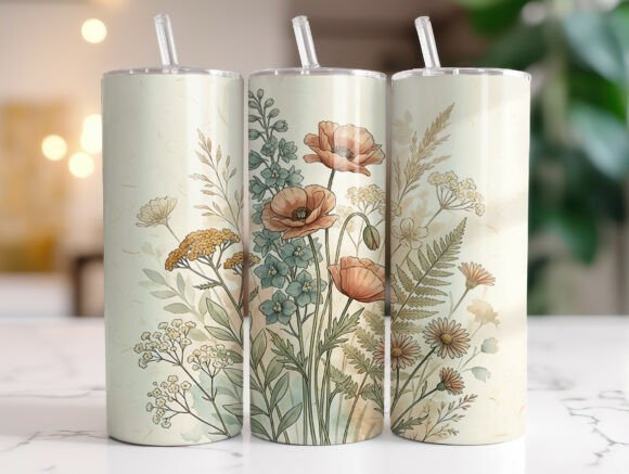 Vintage Boho Wildflowers Tumbler Wrap Review
